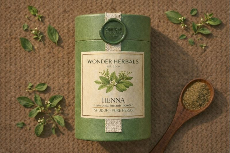 Henna Powder Pure Stone-Crushed | Forest Sourced Natural Dye - 100g
