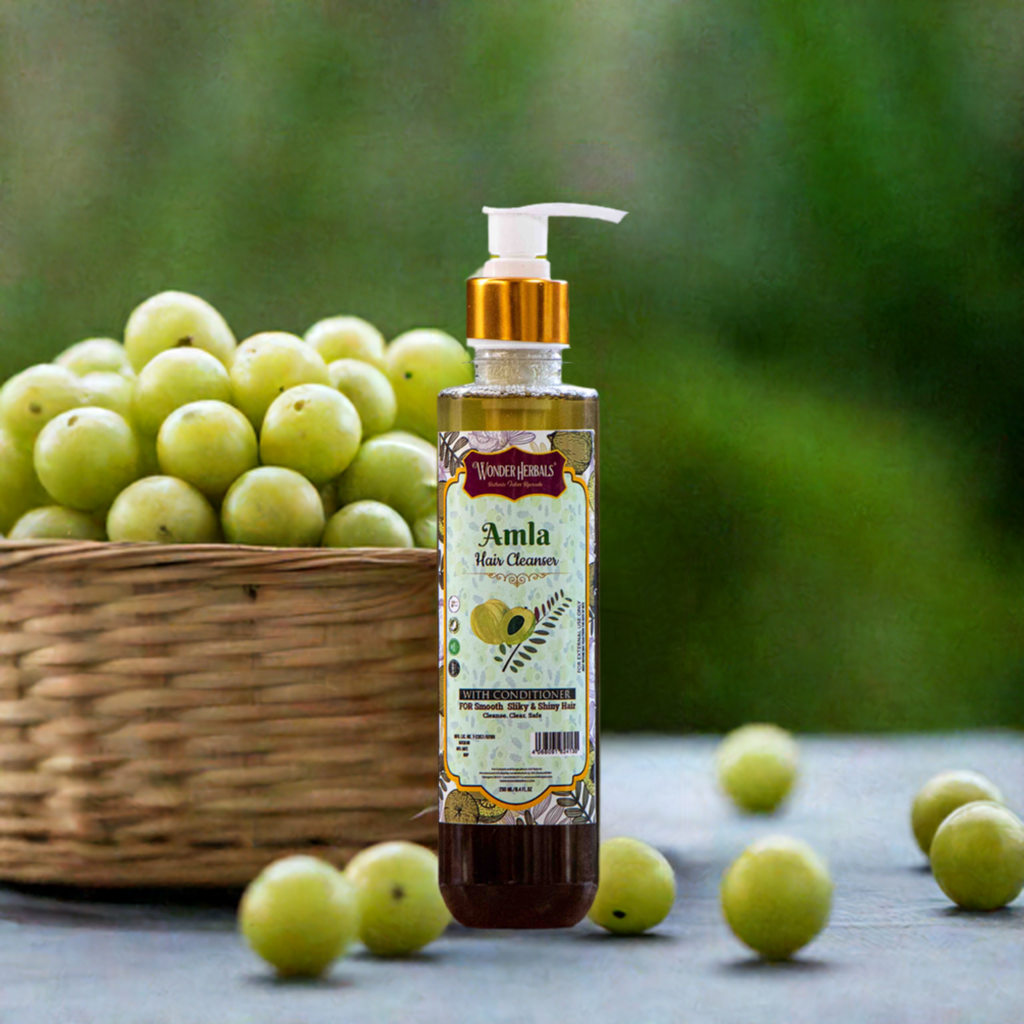 Amla Conditioning shampoo: For Dry to Mixed Hair - Wonder Herbals India