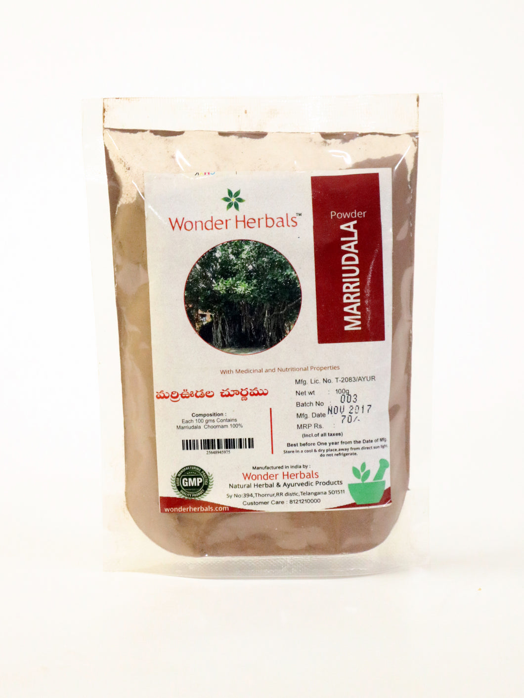 Marriudalu choornam - Wonderherbals