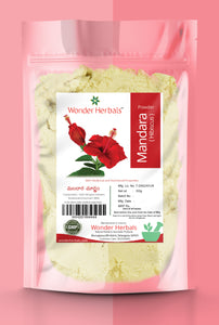 Mandara (Hibiscus) Powder - Wonder Herbals India