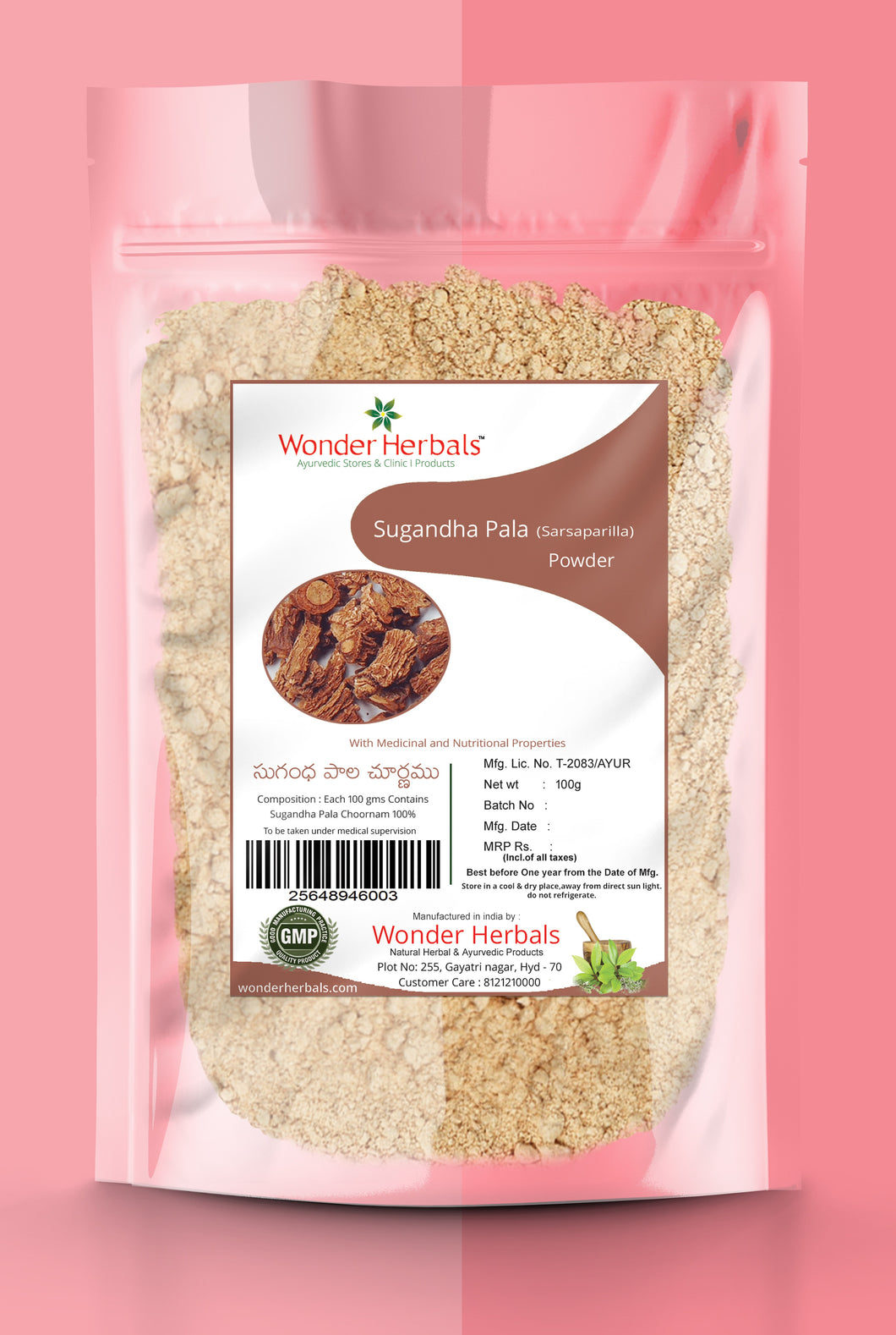 Sugandhapala Powder - Wonder Herbals India