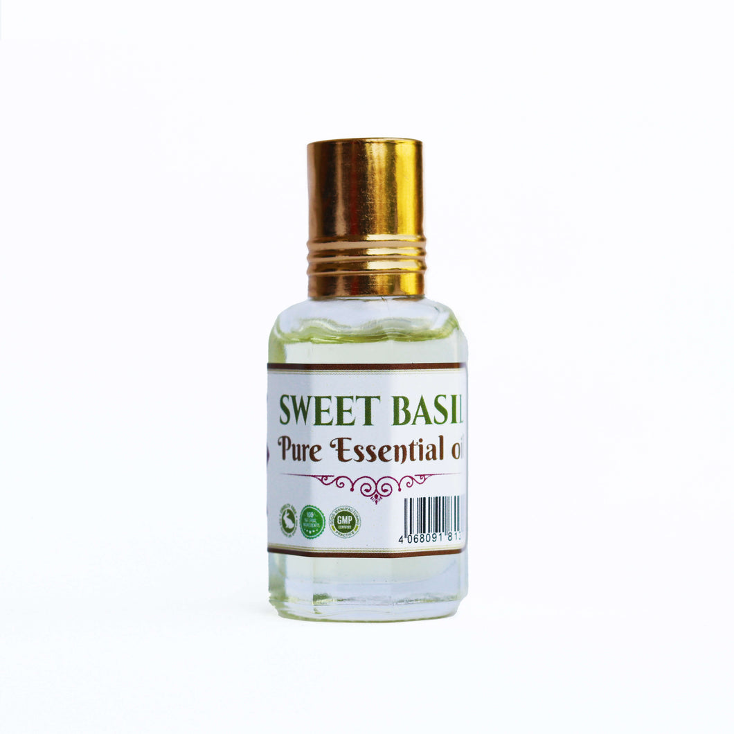 Sweet Basil Essential Oil - Wonder Herbals India